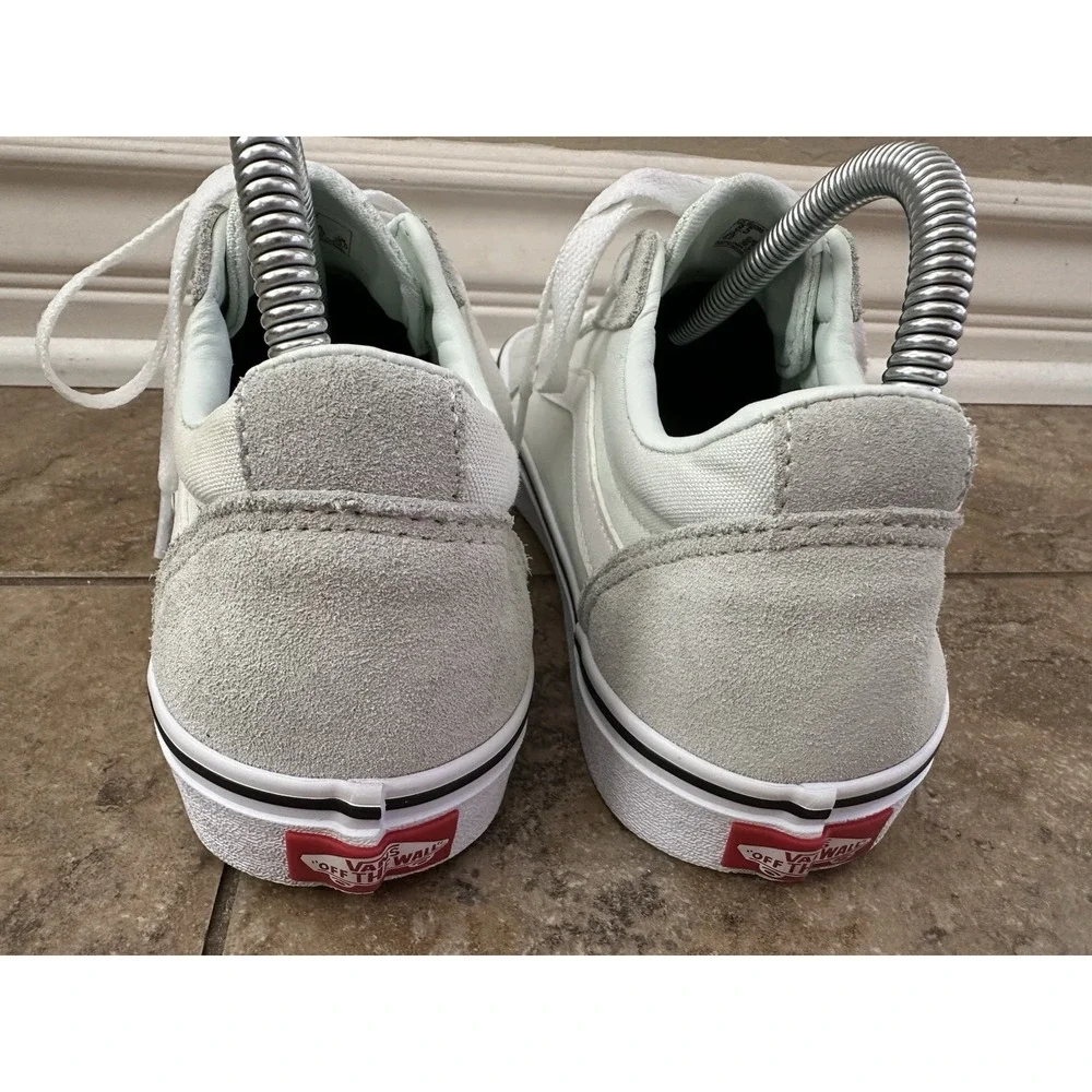 Vans Ward Suede Canvas Billowing Sail Green Size 8.5 Women's